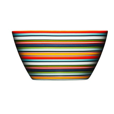 Iittala - Origo Schale gestreift | 0,5 l / orange