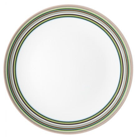 Iittala - Origo Teller gestreift | Ø 26 cm / beige