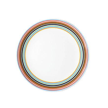 Iittala - Origo Teller gestreift | Ø 20 cm / orange