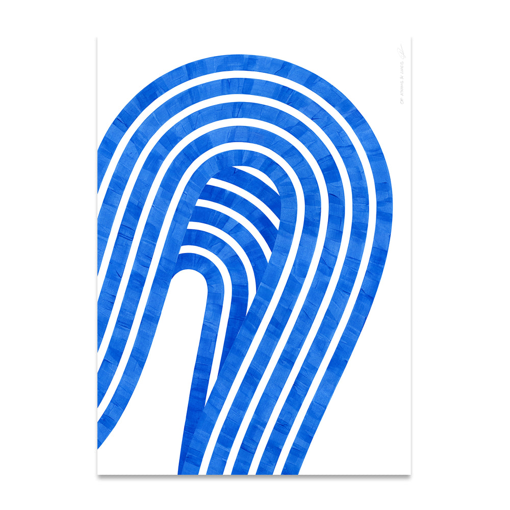 Paper Collective - Entropy Blue Poster | 1 / 50 x 70 cm