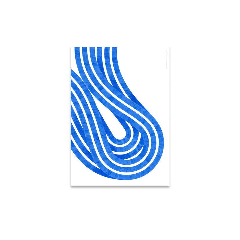 Paper Collective - Entropy Blue Poster | 2 / 30 x 40 cm