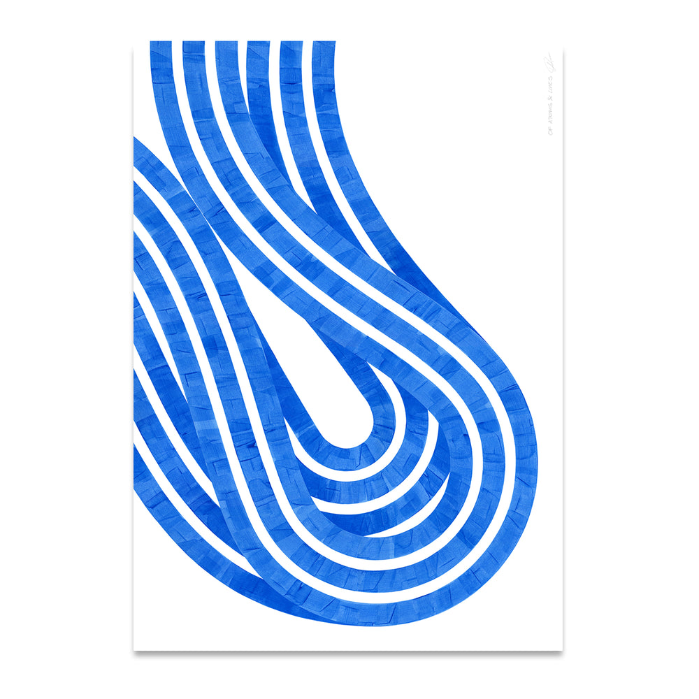Paper Collective - Entropy Blue Poster | 2 / 50 x 70 cm