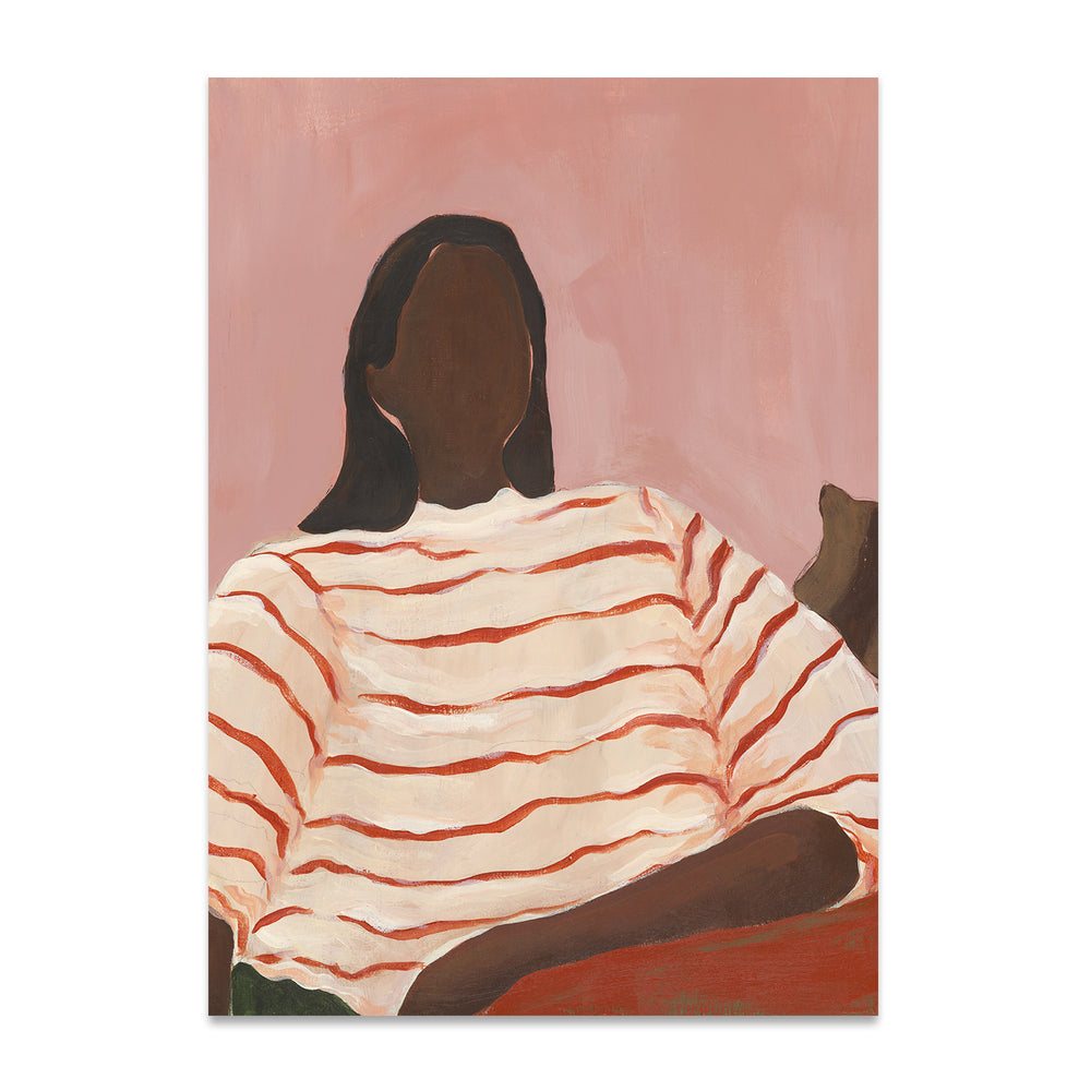 Paper Collective - Red Stripes Poster | 50 x 70 cm
