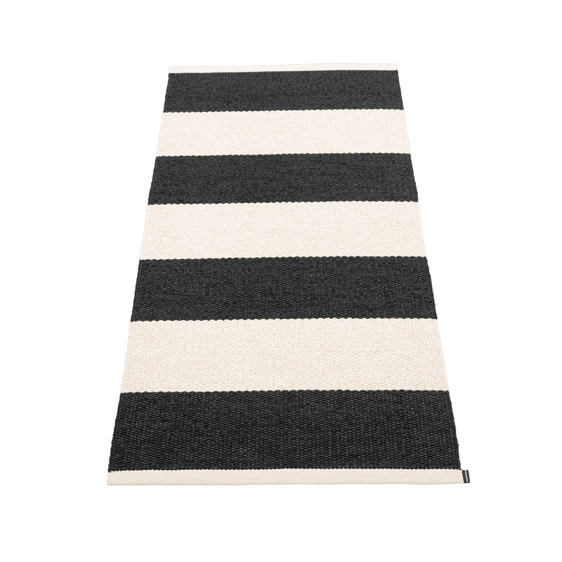 Pappelina - Bob Teppich  | 70 x 150 cm / black/vanilla