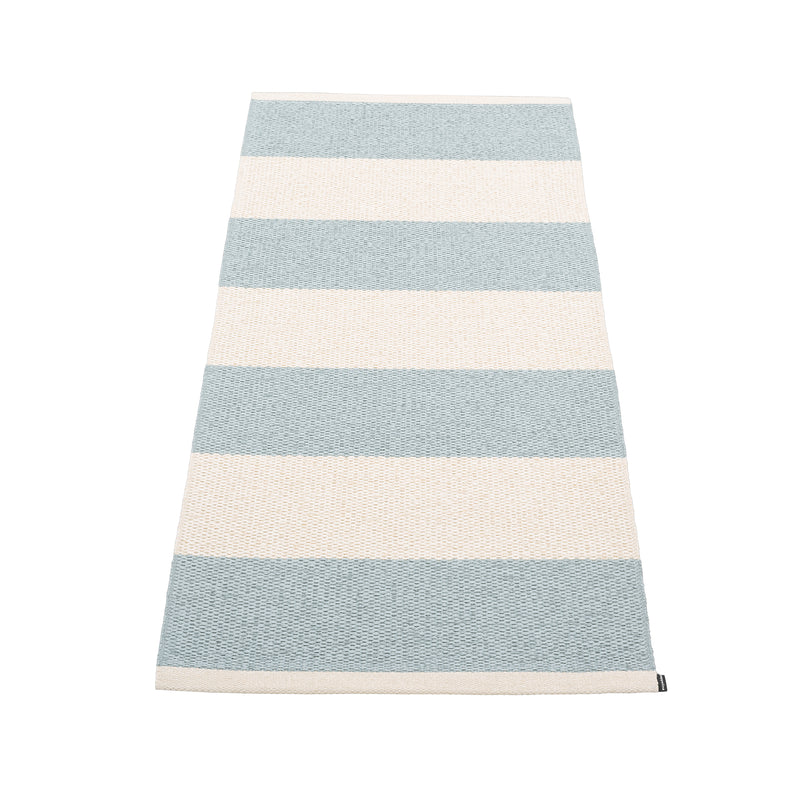 Pappelina - Bob Teppich  | 70 x 150 cm / blue fog/vanilla