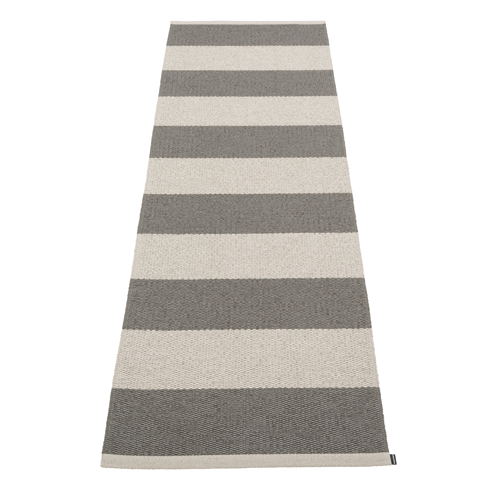Pappelina - Bob Teppich  | 70 x 225 cm / charcoal/linen