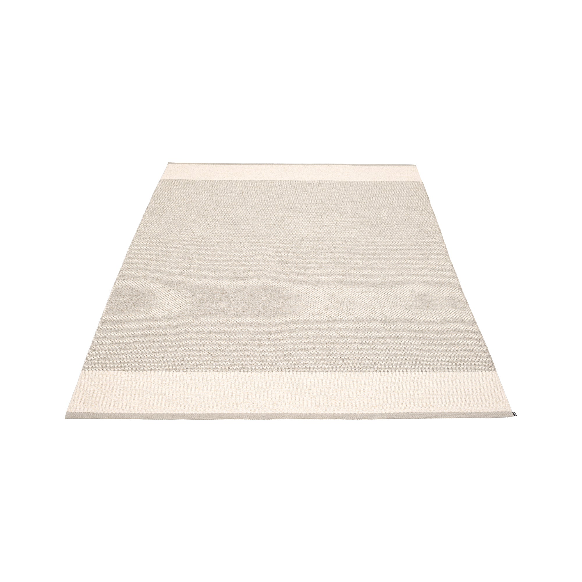 Pappelina - Edit Teppich | 140 x 200 cm / leinen / vanilla/stone metallic