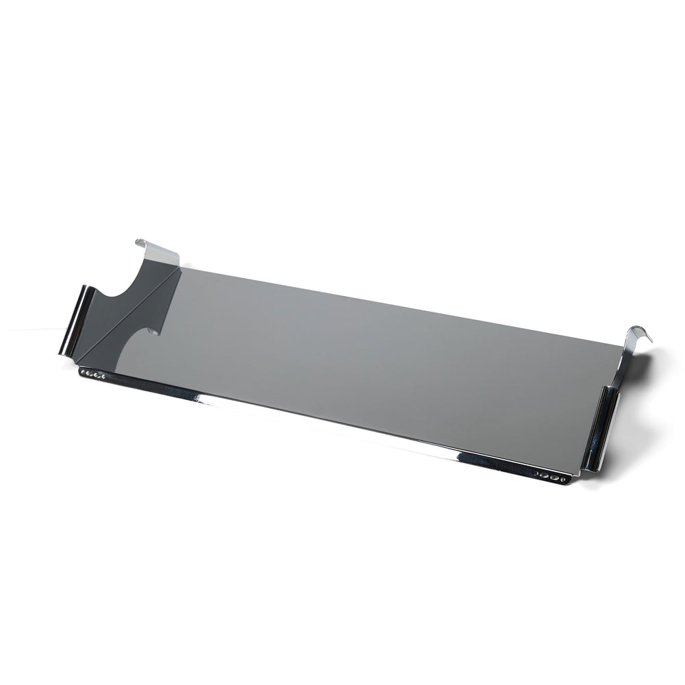 Pedestal - Moon Tray Shelf | chrome
