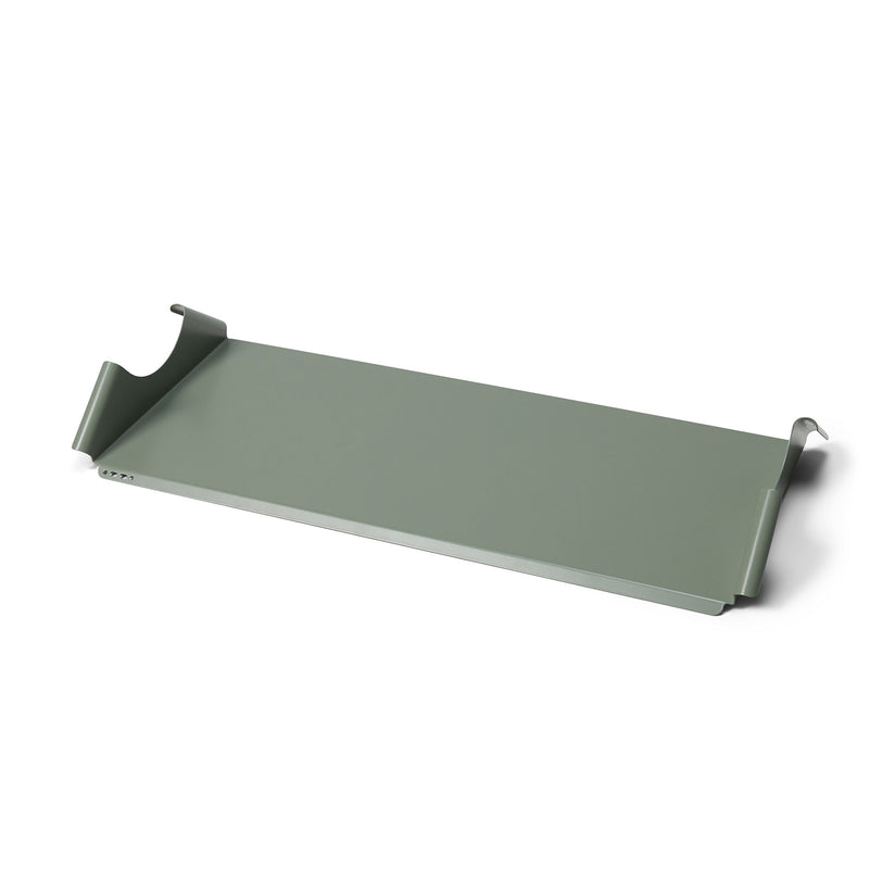 Pedestal - Moon Tray Shelf | mossy green