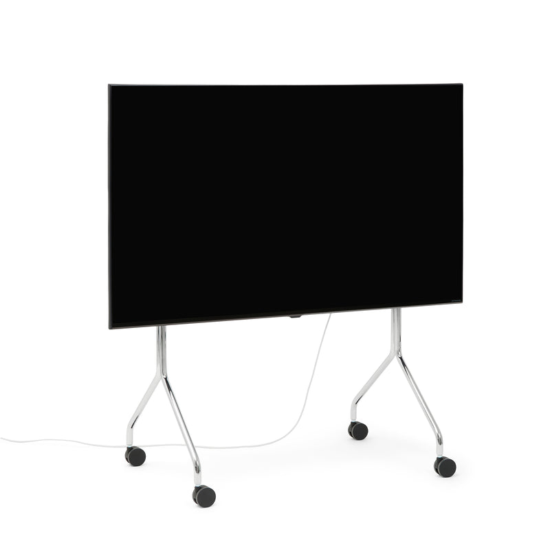 Pedestal - Moon Rollin' TV-Ständer | chrome