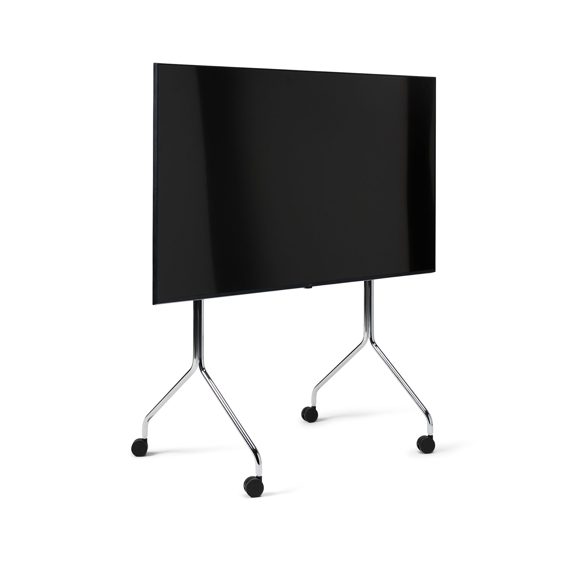 Pedestal - Moon Rollin' Tall TV-Ständer | chrome