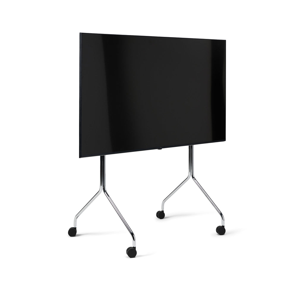 Pedestal - Moon Rollin' Tall TV-Ständer | chrome