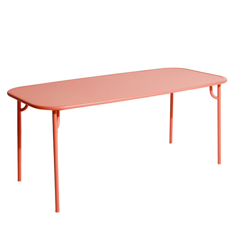 Petite Friture - Week-End Tisch | 180 x 85 cm / koralle
