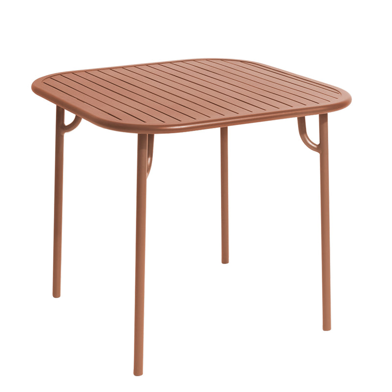 Petite Friture - Week-End Tisch | 85 x 85 cm / terracotta