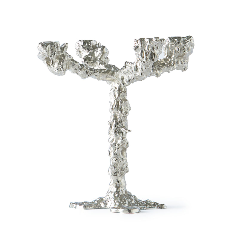 POLSPOTTEN - Drip Kerzenständer | 4-armig / silber