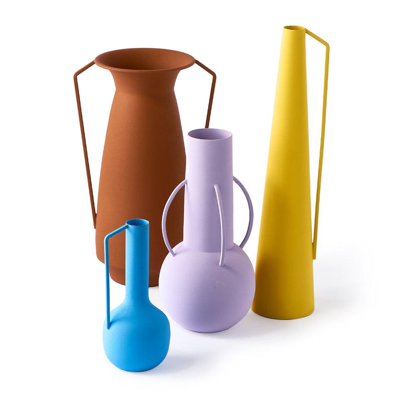POLSPOTTEN - Roman Vase | 4er-Set / bunt matt