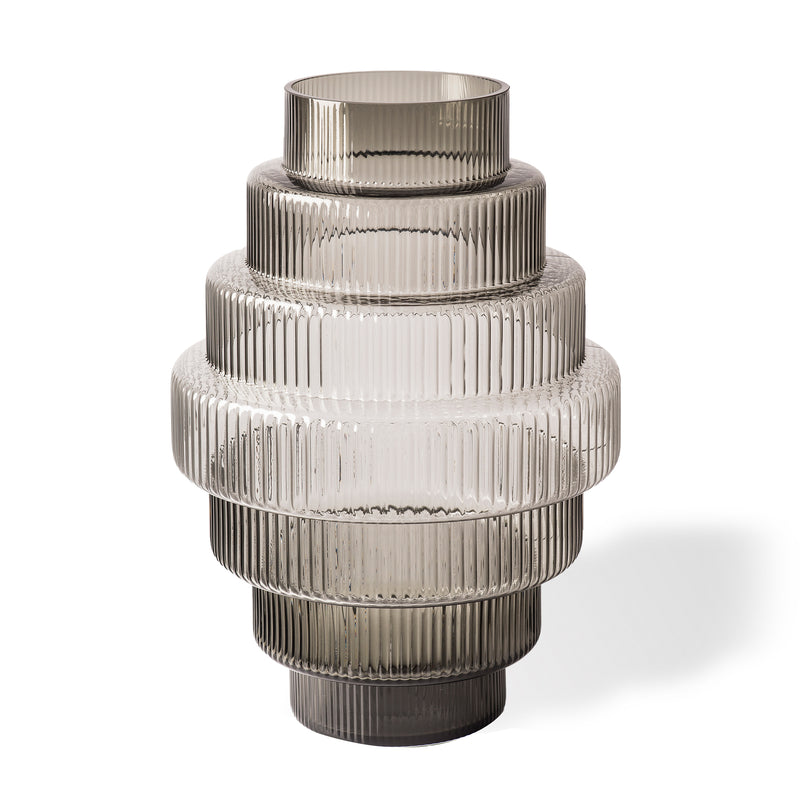 POLSPOTTEN - Steps Vase | L / grau