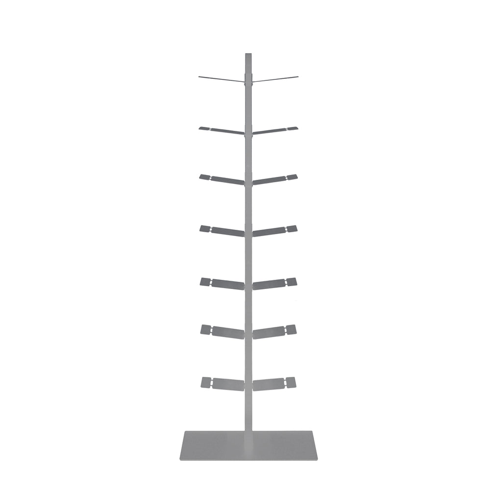 Radius Design - Booksbaum Standregal | big double / silber