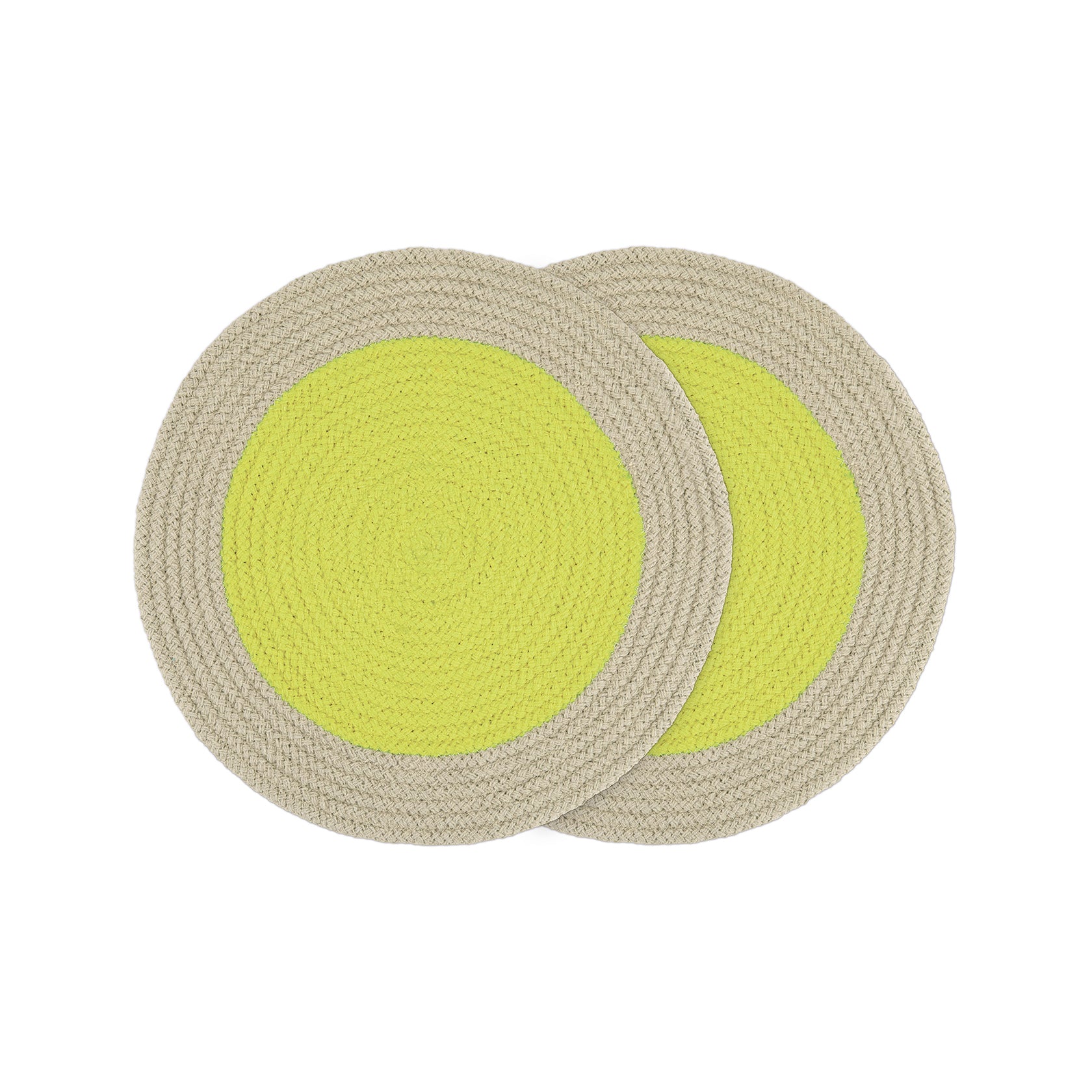 Remember - Baumwoll-Tischsets | lime