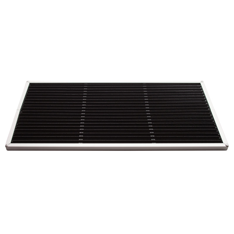 Rizz - Fußmatte door-line 87 × 44 cm | silber