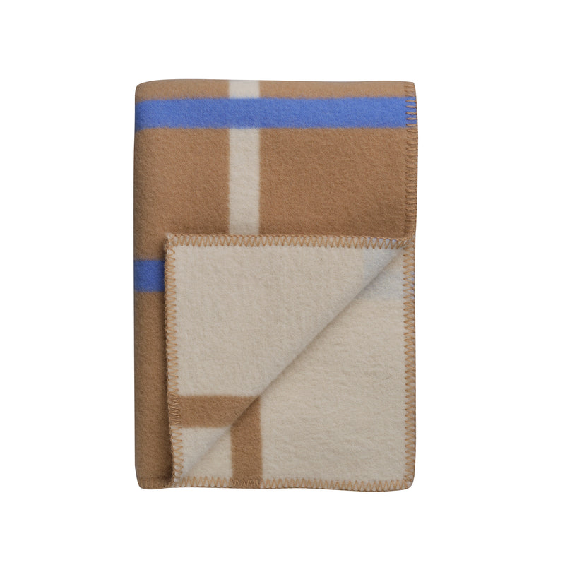 Røros Tweed - Knut Wolldecke | taupe