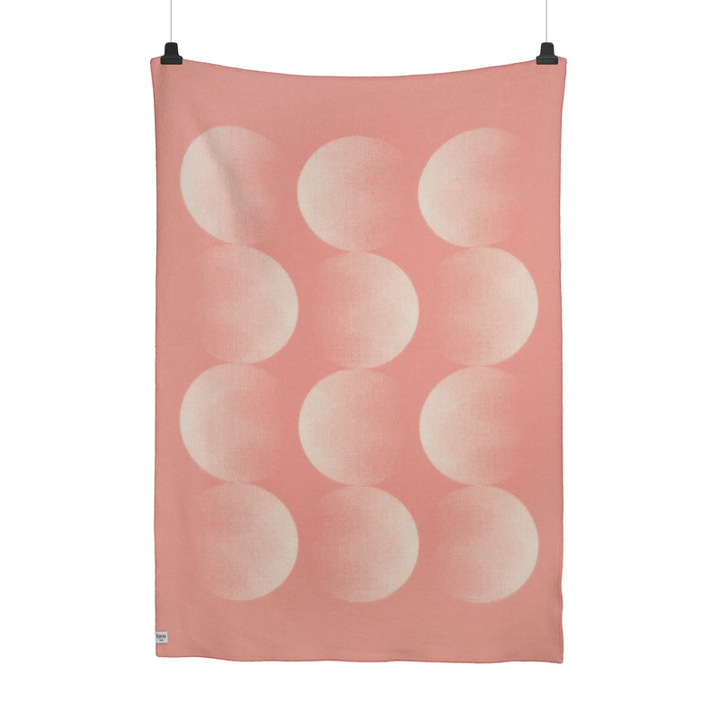 Røros Tweed - MOON Decke | rosy sky
