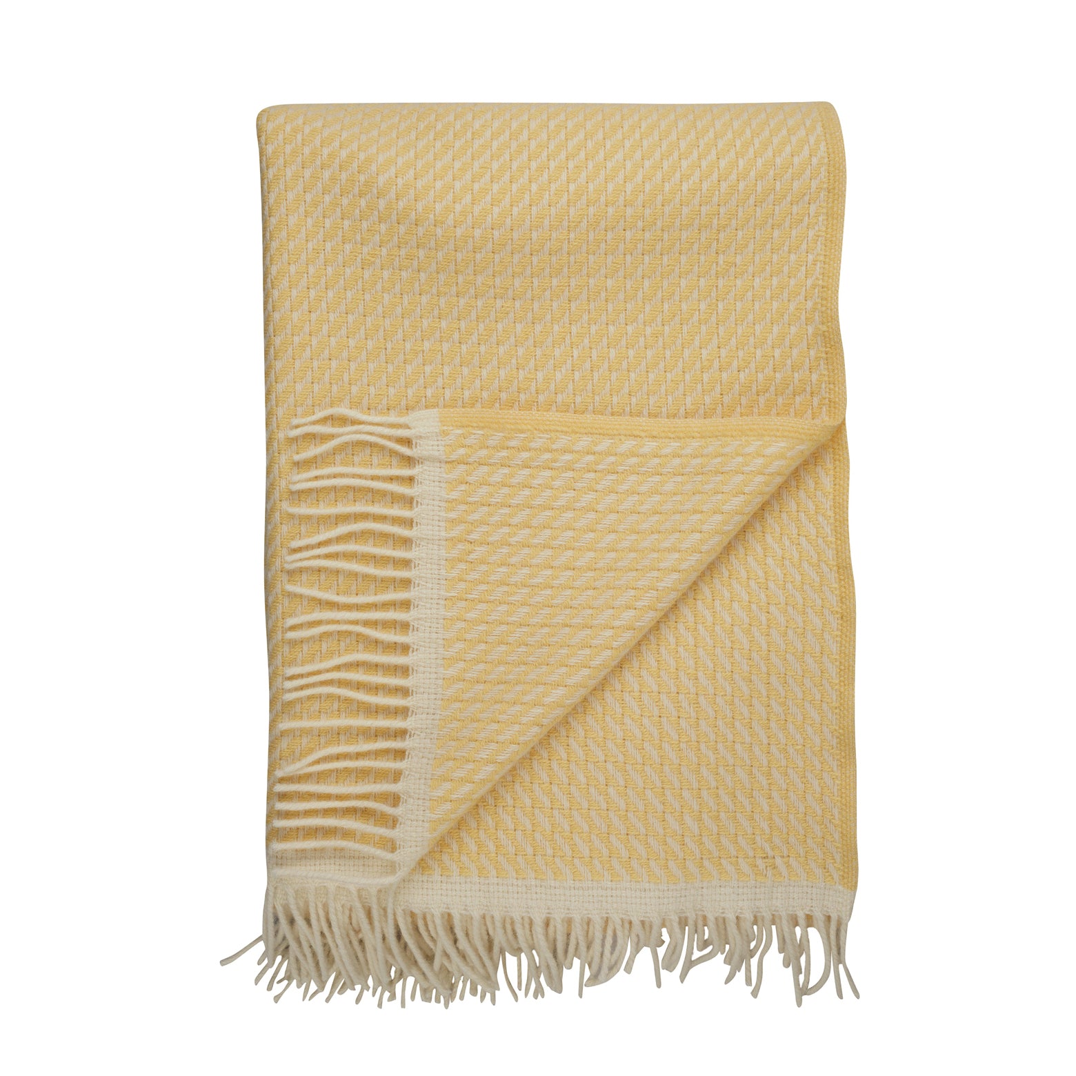 Røros Tweed - Mello Wolldecke | lemon yellow