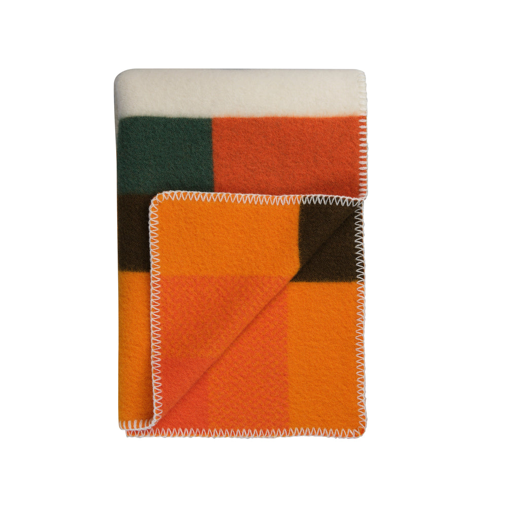 Røros Tweed - Mikkel Wolldecke | orange