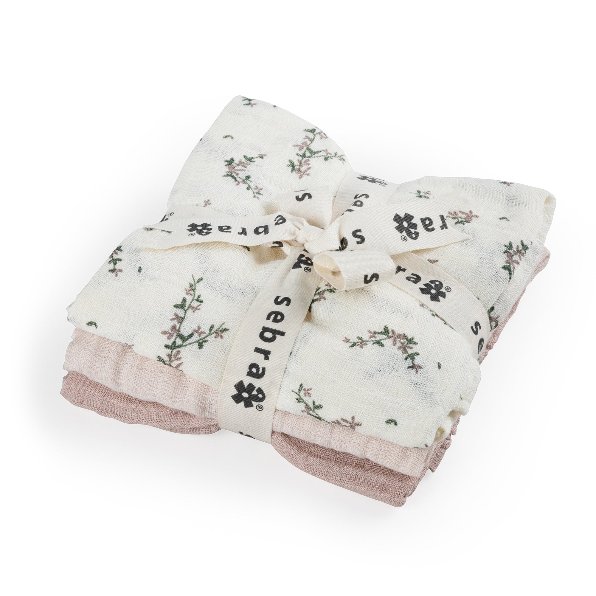 Sebra - Spucktücher | powder blossom/rose