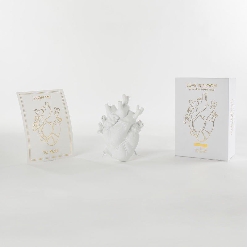 Seletti - Love in Bloom Heart Vase | weiß