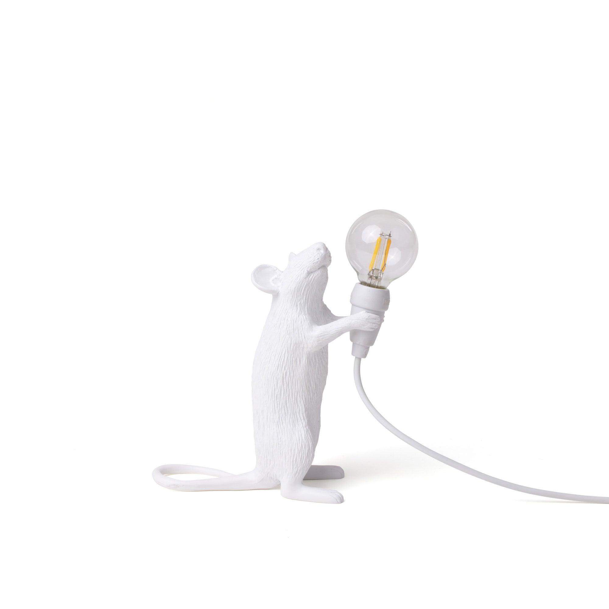 Seletti - Mouse Standing Tischleuchte | weiß