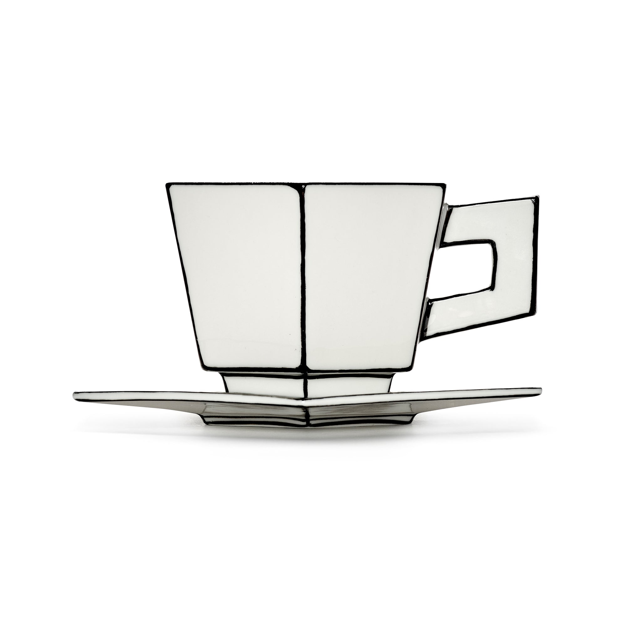 Serax - Carte Blanche Cappuccinotasse mit Untertasse