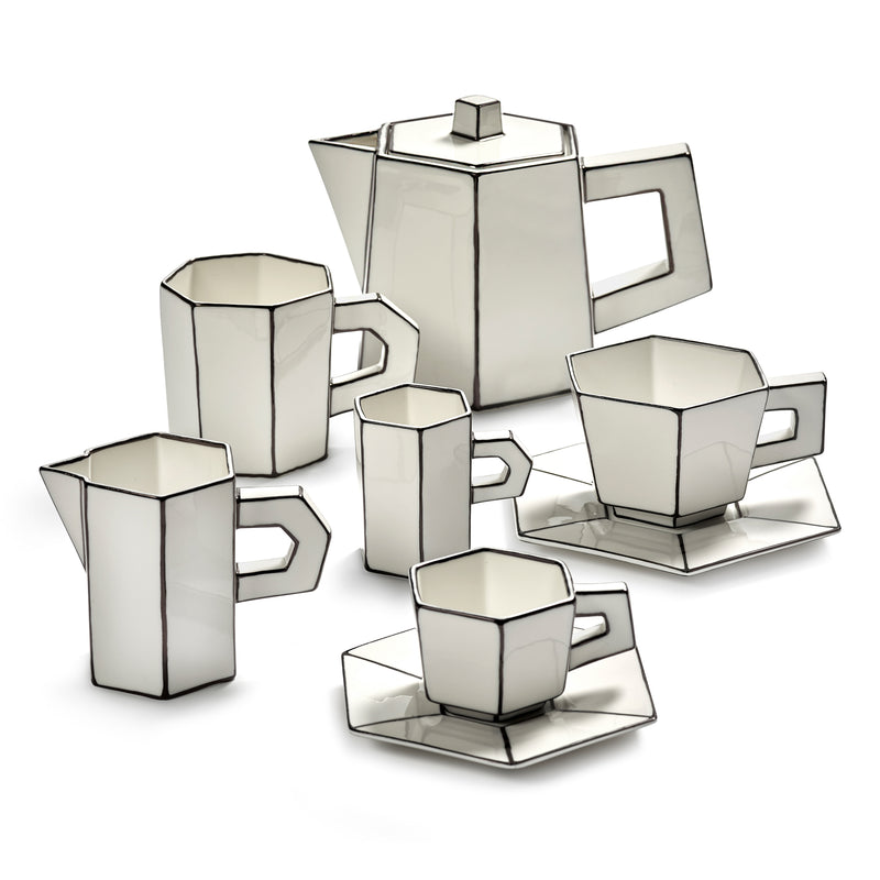 Serax - Carte Blanche Cappuccinotasse mit Untertasse