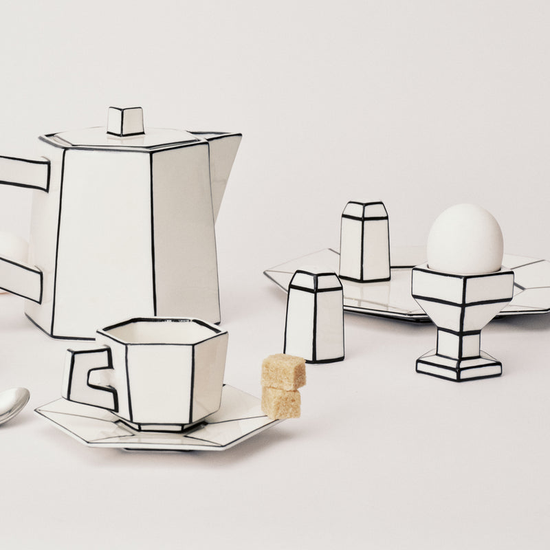 Serax - Carte Blanche Cappuccinotasse mit Untertasse