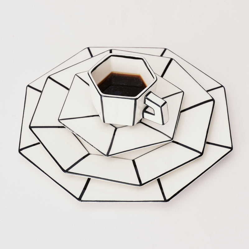 Serax - Carte Blanche Cappuccinotasse mit Untertasse