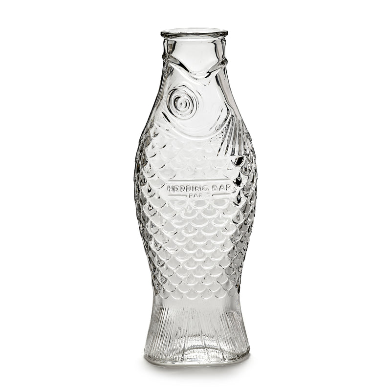 Serax - Fish &amp; Fish Glasflasche | transparent