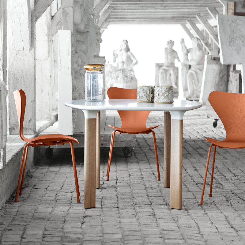 Fritz Hansen - Serie 7 Stuhl Monochrom (4er-Set)