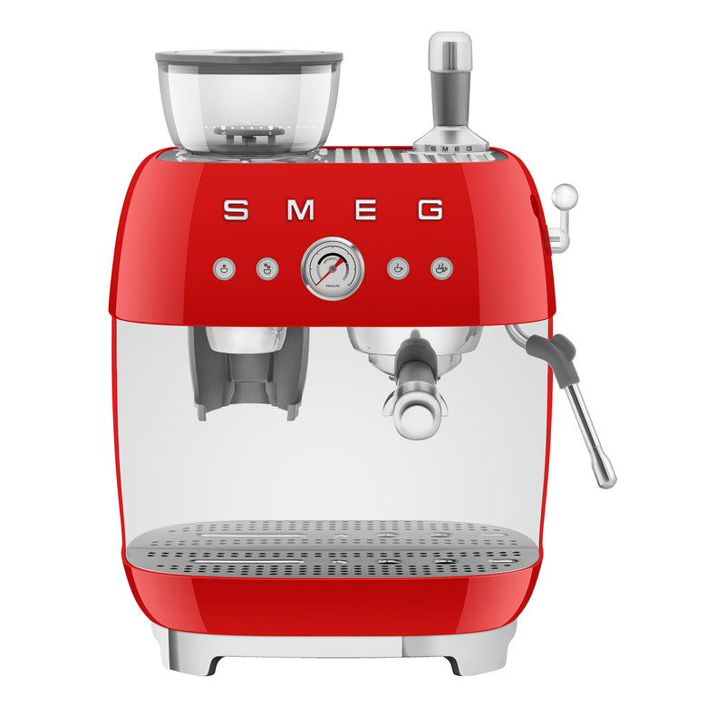 Smeg - Espressomaschine mit Siebträger EGF03 | Rot