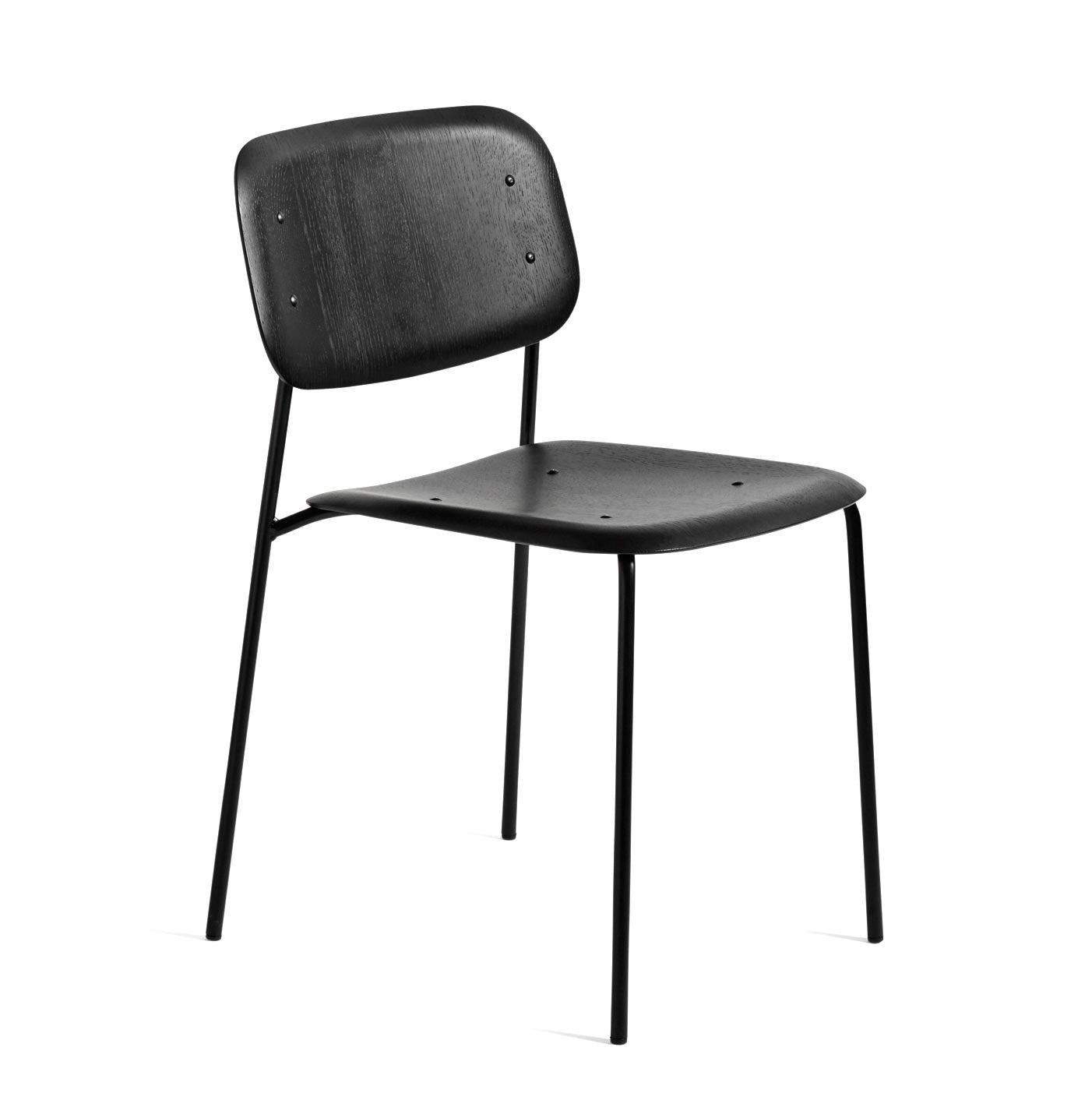 HAY - Soft Edge 40 Stuhl | schwarz / Eiche gebeizt