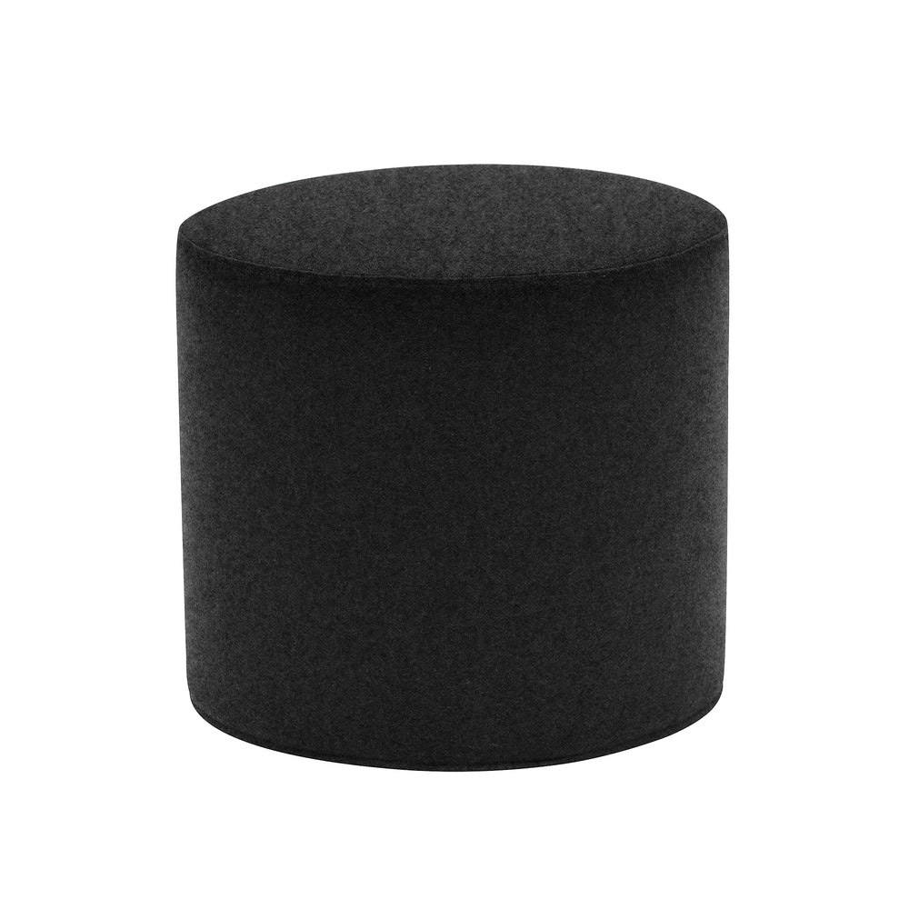 Softline - Drum Hocker / Beistelltisch | Filz anthrazit (610) / hoch
