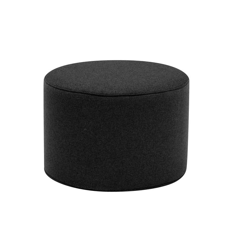 Softline - Drum Hocker / Beistelltisch | Filz anthrazit (610) / klein
