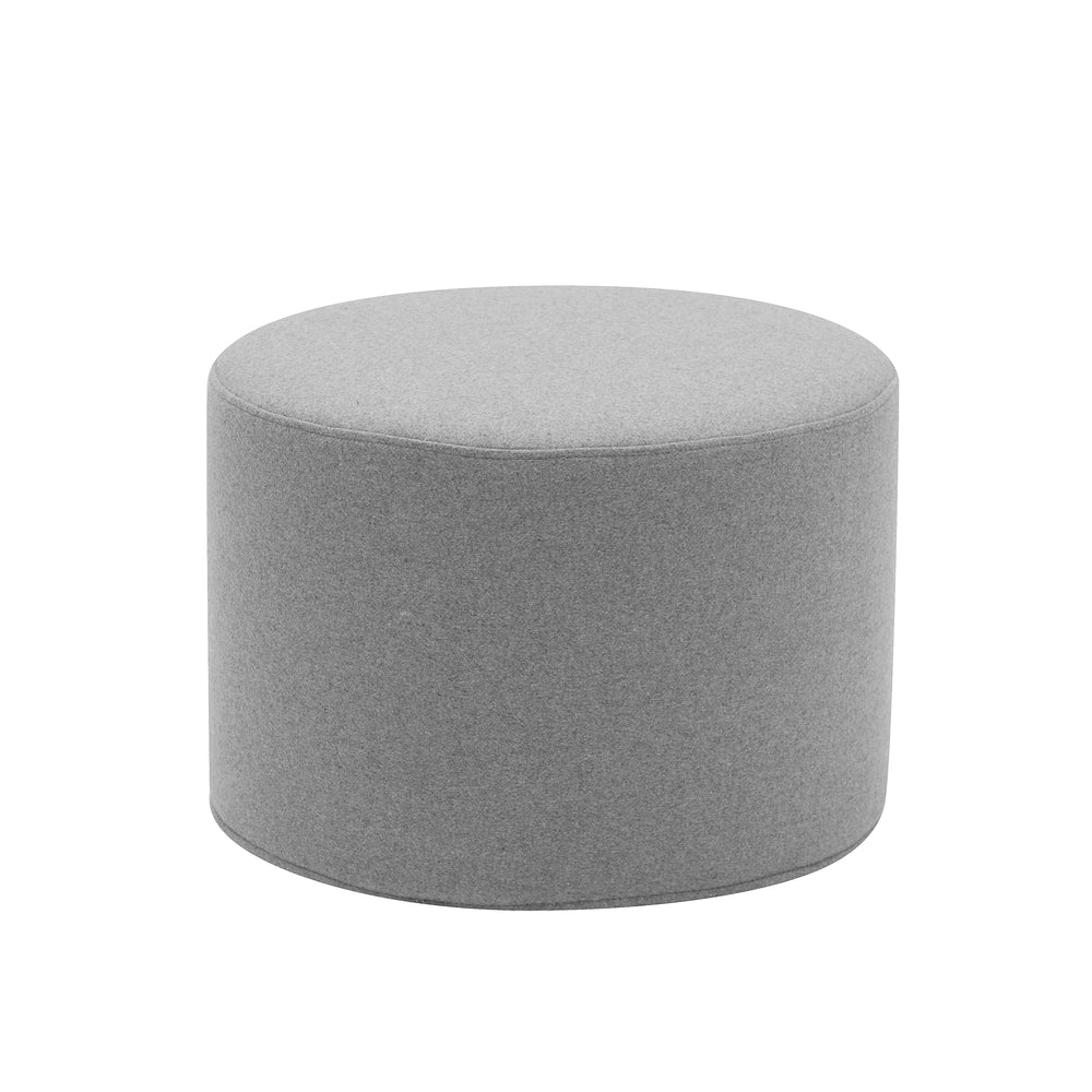 Softline - Drum Hocker / Beistelltisch | Filz grau (620) / klein