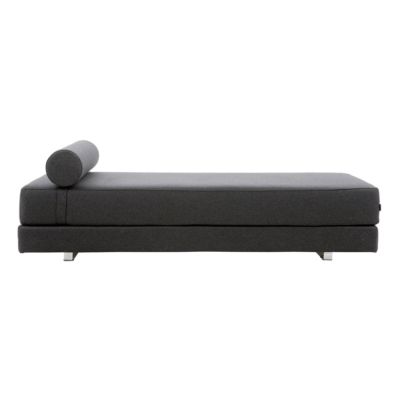 Softline - Lubi Schlafsofa  | Vision dunkelgrau (439) / Kaltschaummatratze, Vision dunkelgrau (439) / Taschenfederkern