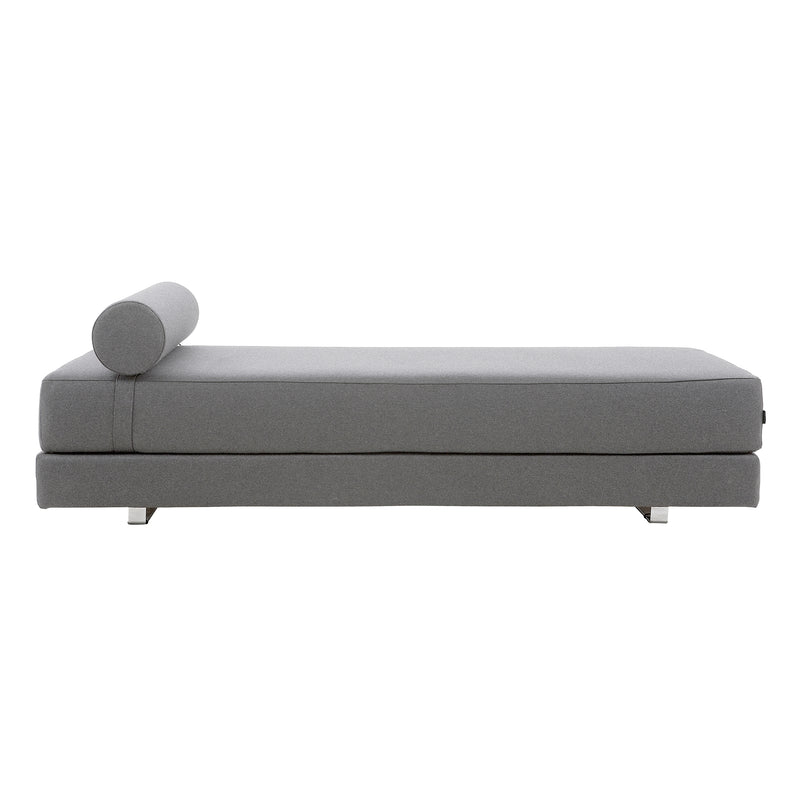Softline - Lubi Schlafsofa  | Vision hellgrau (445) / Kaltschaummatratze, Vision hellgrau (445) / Taschenfederkern