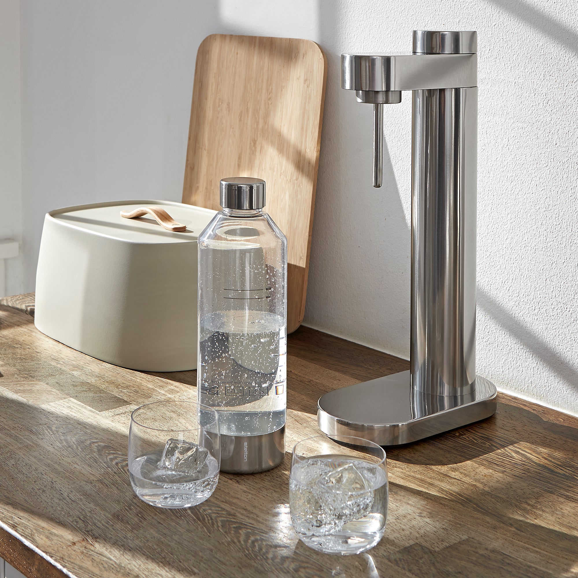 Stelton - Brus Wassersprudler | Edelstahl