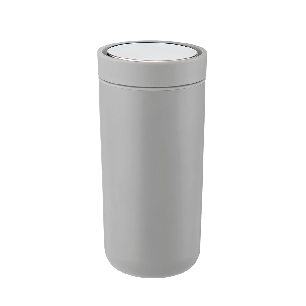 Stelton - To Go Click Becher | 0,4 l / hellgrau