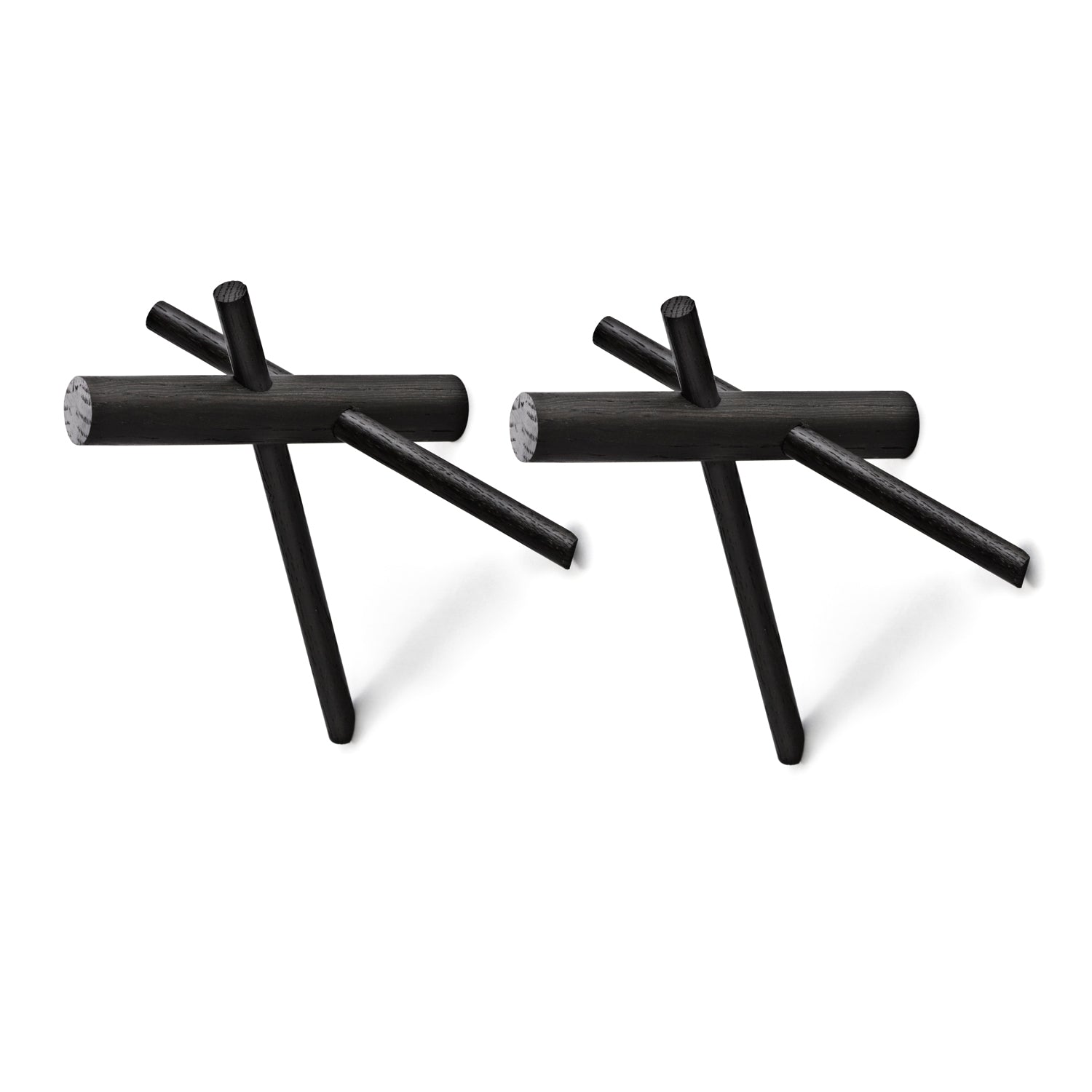 Normann Copenhagen - Sticks Wandhaken | schwarz