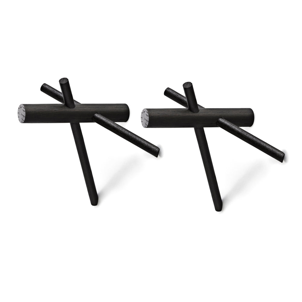 Normann Copenhagen - Sticks Wandhaken | schwarz