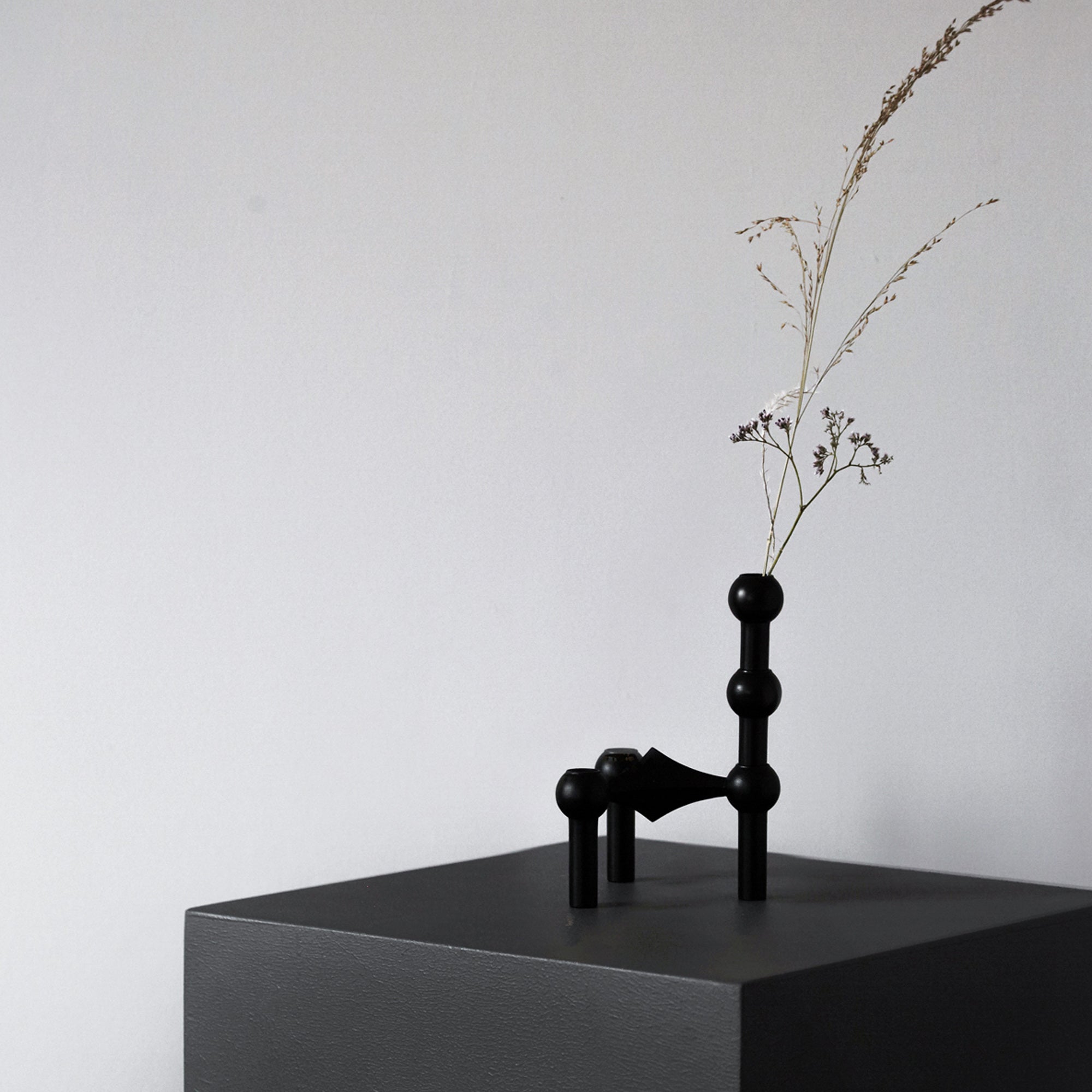 Stoff Nagel - Vase | schwarz