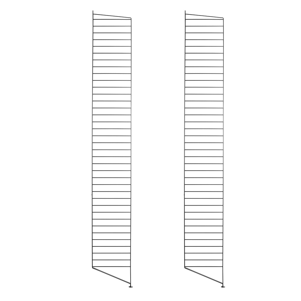 String - Bodenleiter | 2er Set / 200 x 30 cm / schwarz